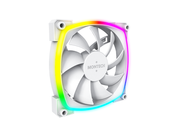 Montech AX120 PWM WH - Gehäuselüfter - 120mm - Weiß mit RGB LED - 27 dBA
