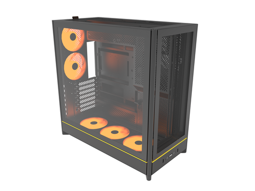 Montech HS01 PRO Mesh - Gehäuse - Miditower - Schwarz