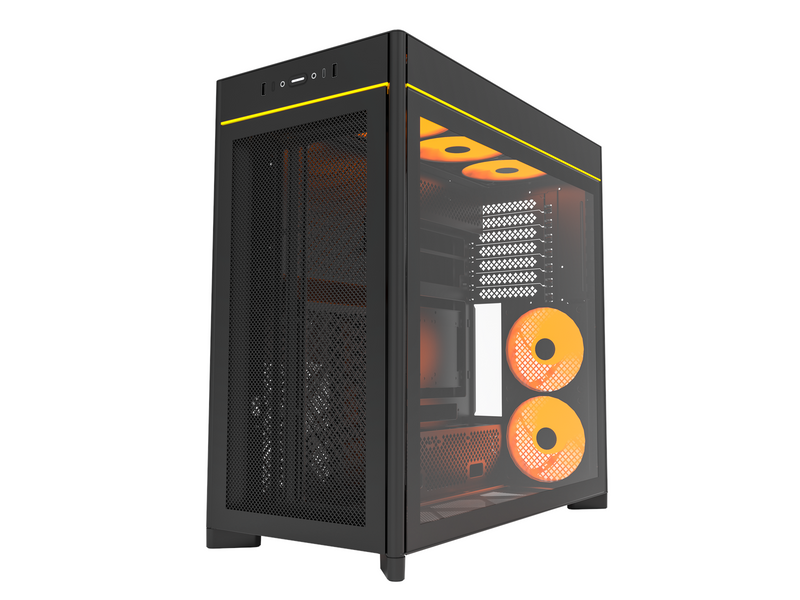Montech HS01 PRO Mesh - Gehäuse - Miditower - Schwarz