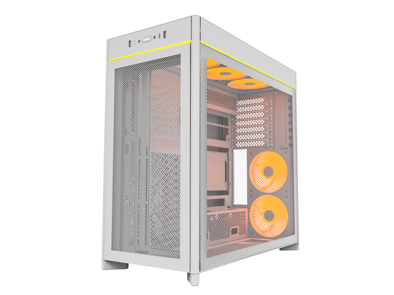 Montech HS01 PRO Mesh - Gehäuse - Miditower - Weiß