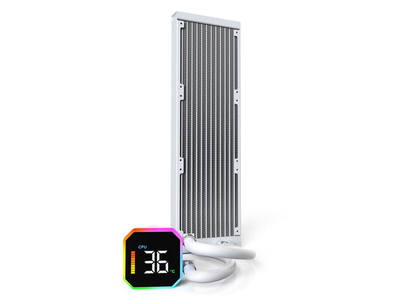 Montech Hyper Flow Digital 360 White - CPU-Wasserkühlung