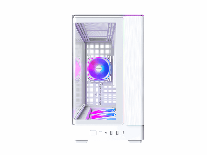 Montech King 15 Pro White - Gehäuse - Minitower - Weiß