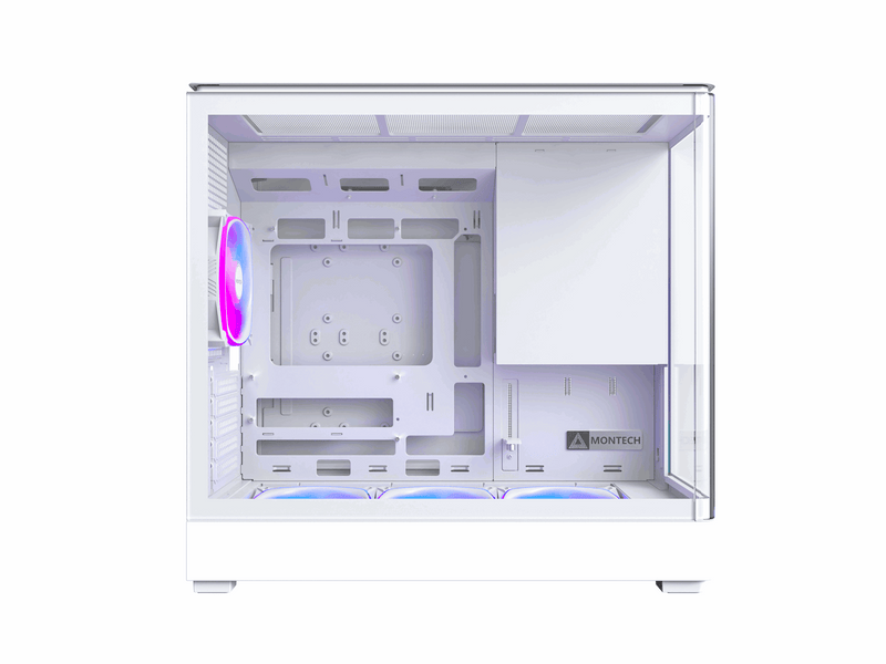 Montech King 15 Pro White - Gehäuse - Minitower - Weiß