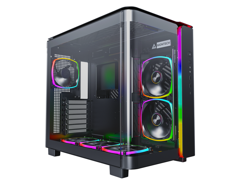 Montech King 95 Pro - Black - Gehäuse - Miditower - Schwarz