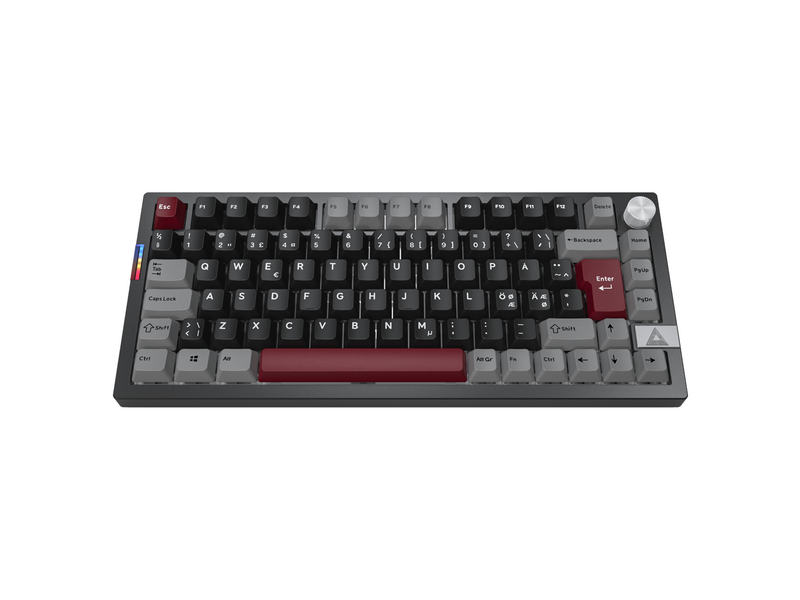 Montech Mkey PRO 75% - Darkness - Gaming Tastatur - 75% - Nordic ISO - Schwarz