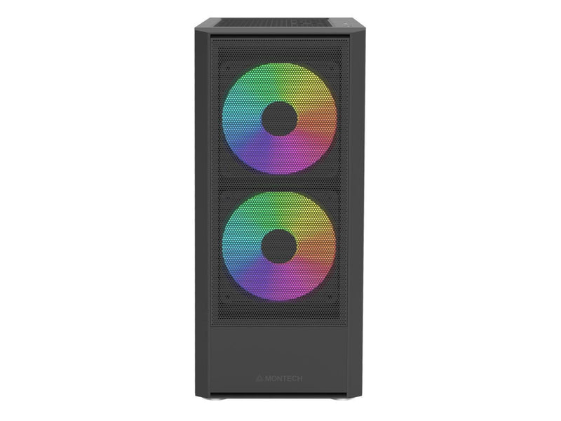 Montech X2 Plus - Gehäuse - Miditower - Schwarz