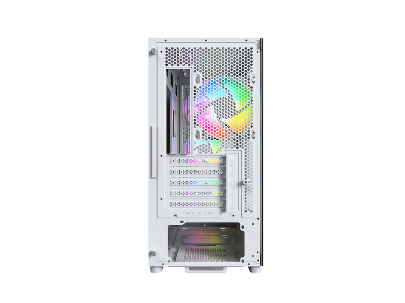 Montech X5M mATX White - Gehäuse - Minitower - Weiß