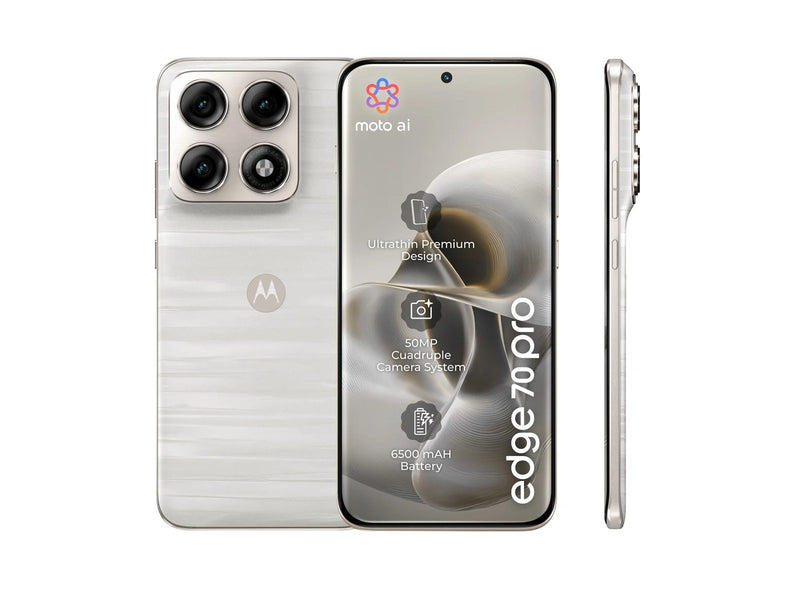 Motorola edge 70 pro 512GB/12GB - PANTONE Lily White