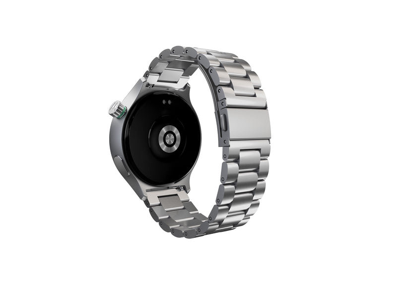 Motorola moto watch - Matte Silver + PANTONE Herbal Garden band