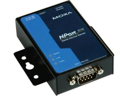 Moxa NPort 5110 1-Port RS-232 Device Server (0 to 55°C operating temperature)