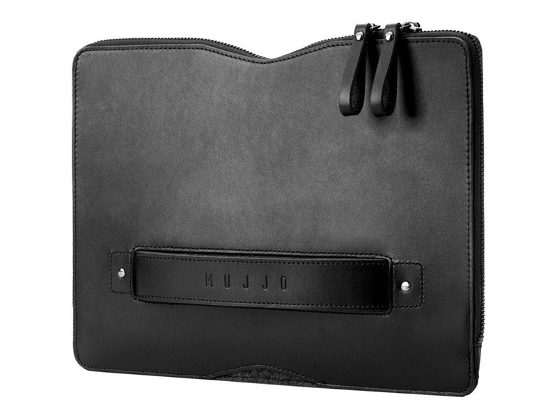 Mujjo Carry-On Folio Sleeve for 12" MacBook Black