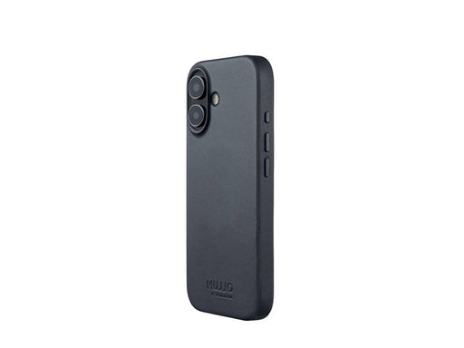 Mujjo Full Leather Case for iPhone 17 - Basalt