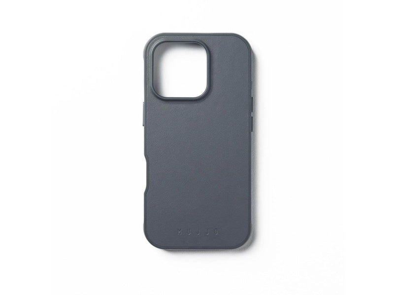 Mujjo Shield Case for iPhone 16 Pro - Steel Blue