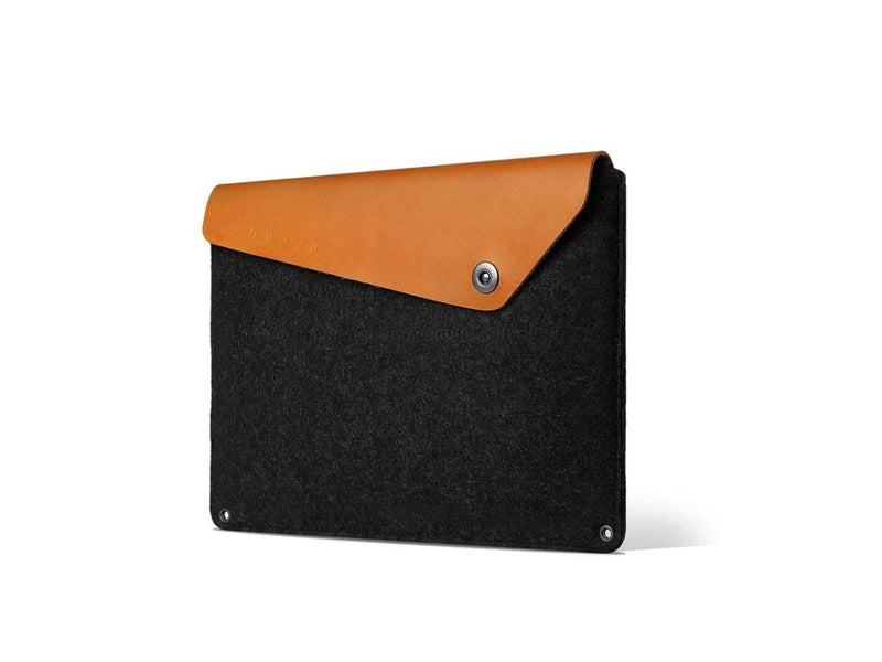 Mujjo Sleeve 12 "- Premium Case for MacBook with details of genuine leather