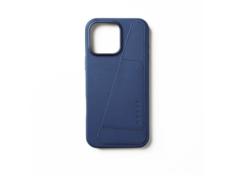 Mujjo Wallet Leather Case for iPhone 16 Pro Max - Blue