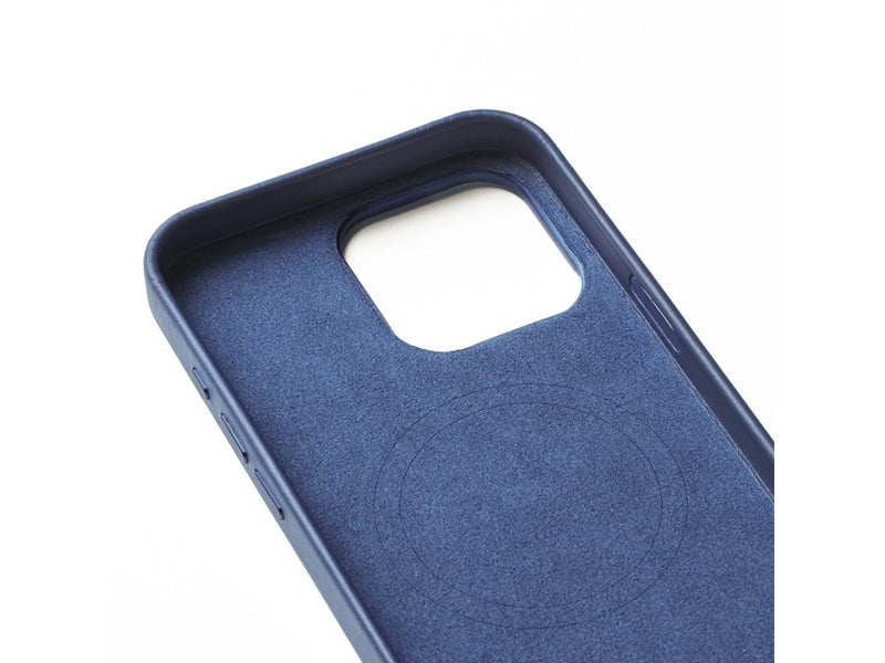 Mujjo Wallet Leather Case for iPhone 16 Pro Max - Blue