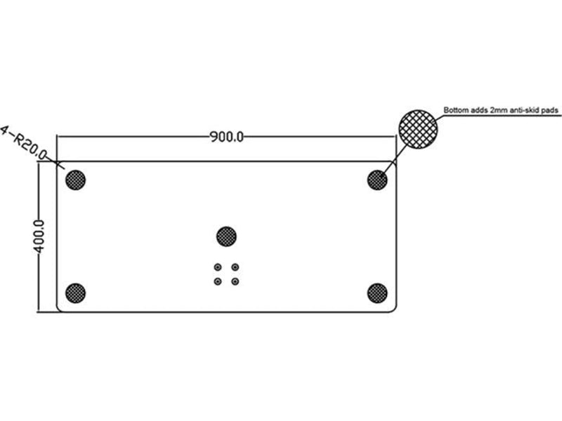 Multibrackets M Display Stand 180 Single Silver w. Floorbase - Max 50 kg - recommended for 63"