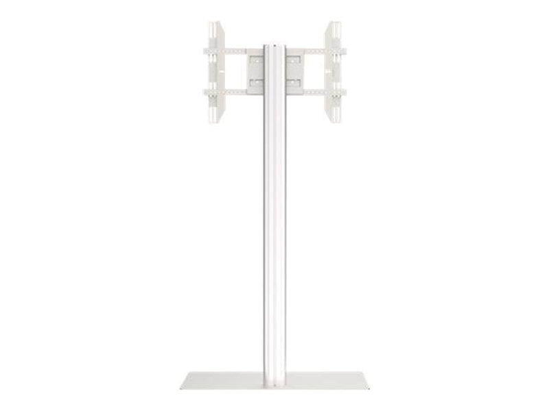 Multibrackets M Display Stand 180 Single Silver w. Floorbase - Max 50 kg - recommended for 63"