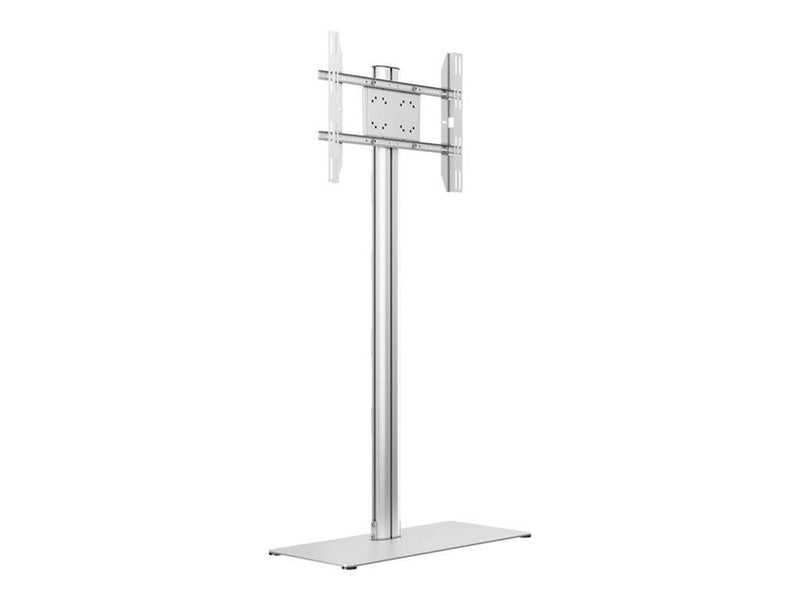 Multibrackets M Display Stand 180 Single Silver w. Floorbase - Max 50 kg - recommended for 63"
