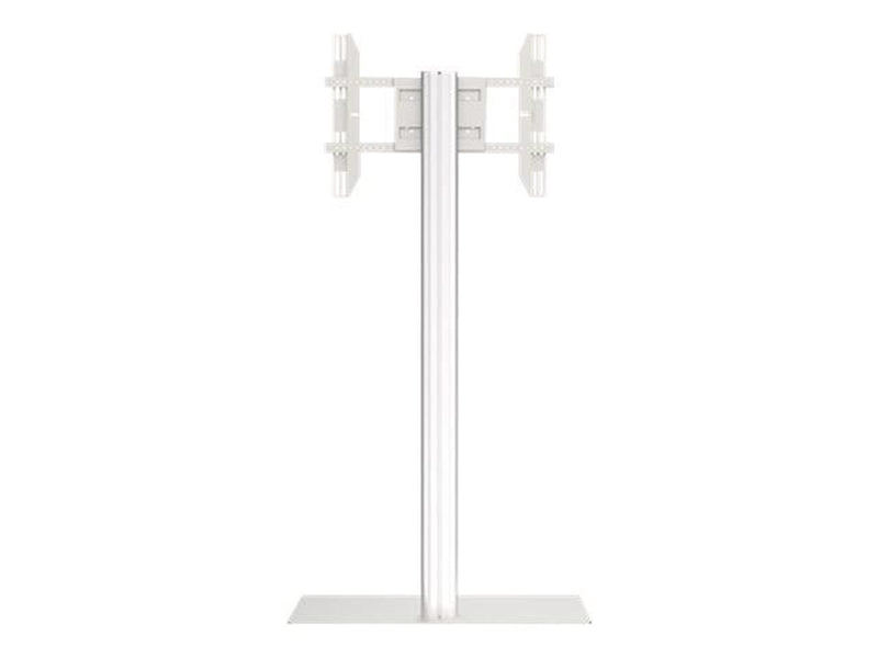Multibrackets M Display Stand 180 Single Silver w. Floorbase - Max 50 kg - recommended for 63"