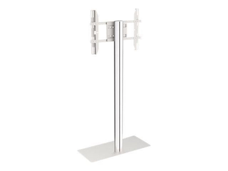 Multibrackets M Display Stand 180 Single Silver w. Floorbase - Max 50 kg - recommended for 63"