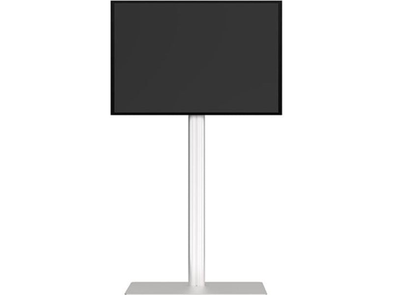 Multibrackets M Display Stand 180 Single Silver w. Floorbase - Max 50 kg - recommended for 63"