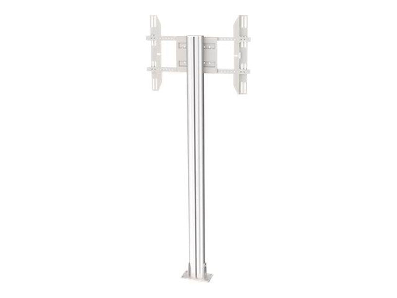 Multibrackets M Display Stand 180 Single Silver w. Floormount - Max 60 kg - recommended for 63"