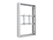 Multibrackets M Pro Series enclosure - medium - for 2 LCD displays - b2b - white - Max 50 kg - recommended for 43"