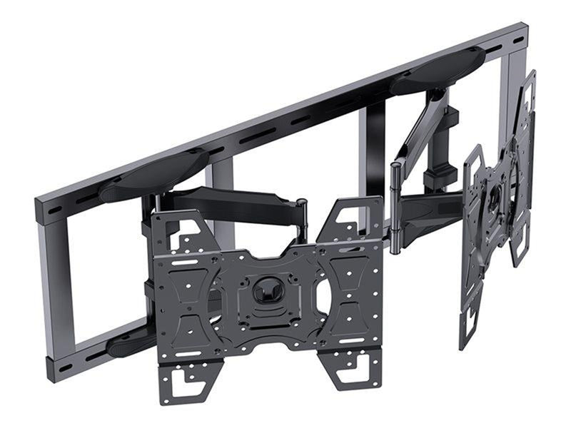 Multibrackets M Pro Series mounting component - modular - for 2 flat panels - black - Max 60 kg - recommended for 50"