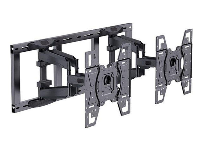 Multibrackets M Pro Series mounting component - modular - for 2 flat panels - black - Max 60 kg - recommended for 65"