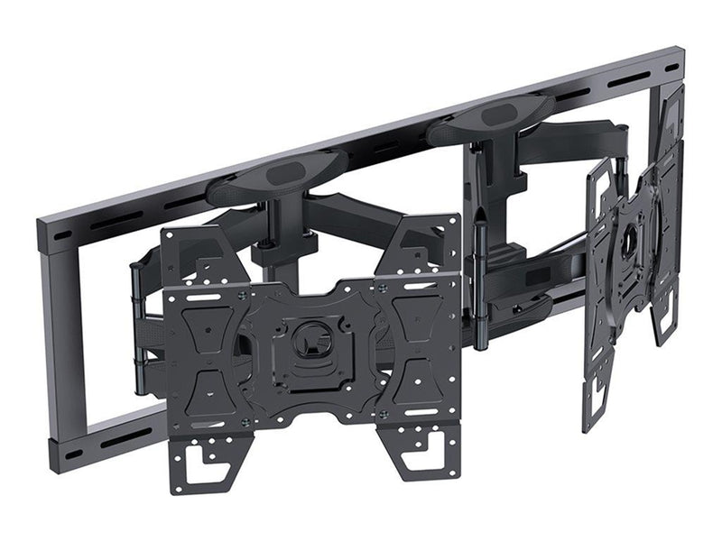 Multibrackets M Pro Series mounting component - modular - for 2 flat panels - black - Max 60 kg - recommended for 65"