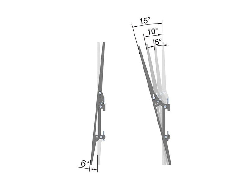 Multibrackets M Pro Series stand - dual side - for 2 LED displays - dual pole - chrome - Max 75 kg - recommended for 90"