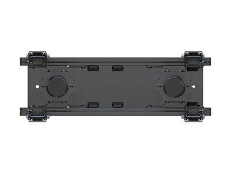 Multibrackets M Pro Series stand - dual side - for 2 LED displays - dual pole - chrome - Max 75 kg - recommended for 90"
