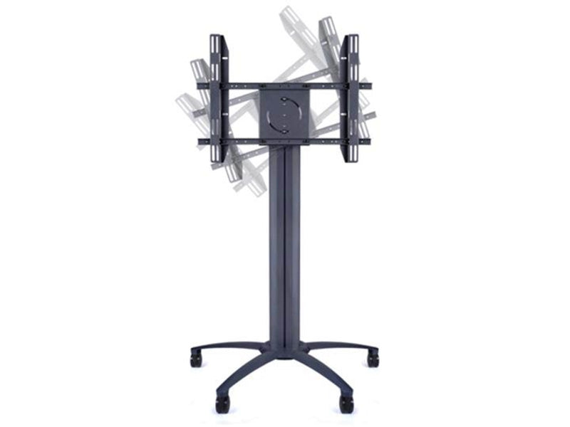 Multibrackets M Public Display Stand 145 Single Schwarz - Max 60 kg - recommended for 63"