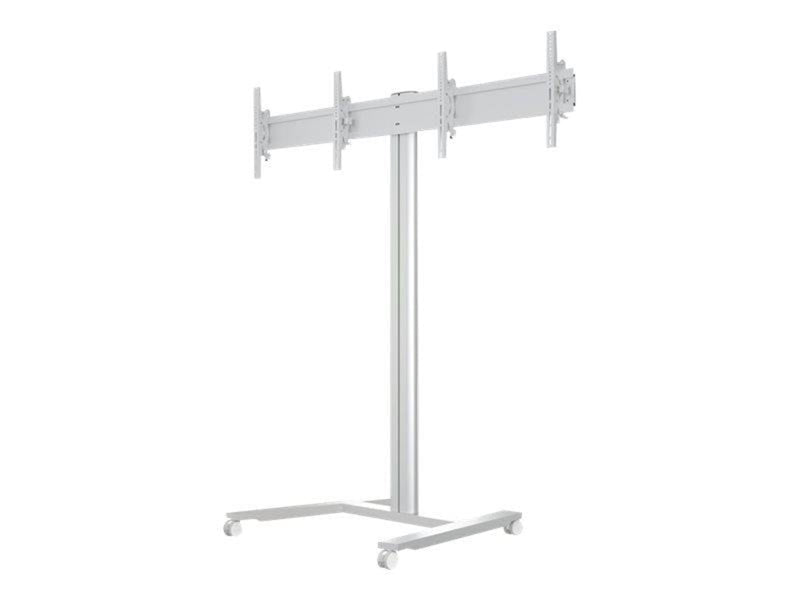 Multibrackets M Public Display Stand 180 HD Dual Silver - Max 100 kg - recommended for 60"