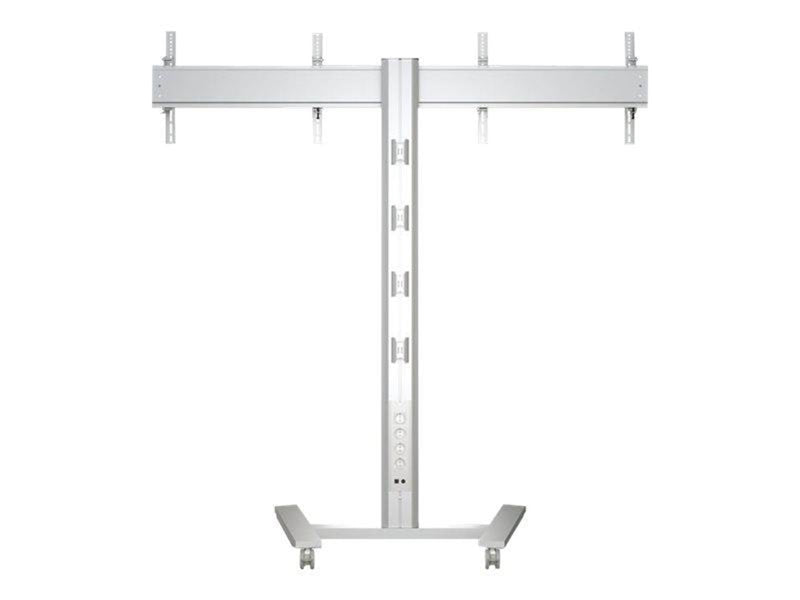 Multibrackets M Public Display Stand 180 HD Dual Silver - Max 100 kg - recommended for 60"