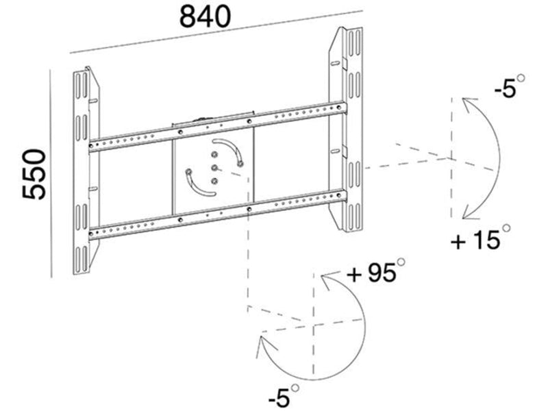 Multibrackets M Public Display Stand Single Bildschirm Befestigungskit - Max 40 kg - recommended for