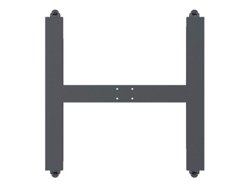 Multibrackets M Public Display Stand Wheelbase B2B Black - Max 100 kg - recommended for