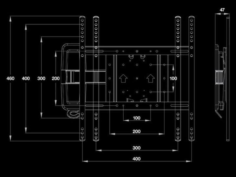 Multibrackets M VESA Flexarm neigen & Turn II