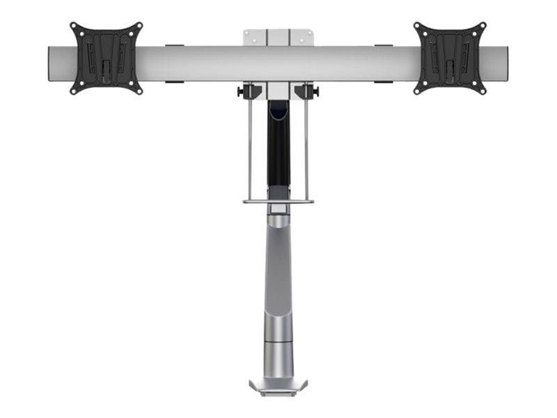 Multibrackets M VESA Gas Lift Arm Single Silver w. Duo Crossbar