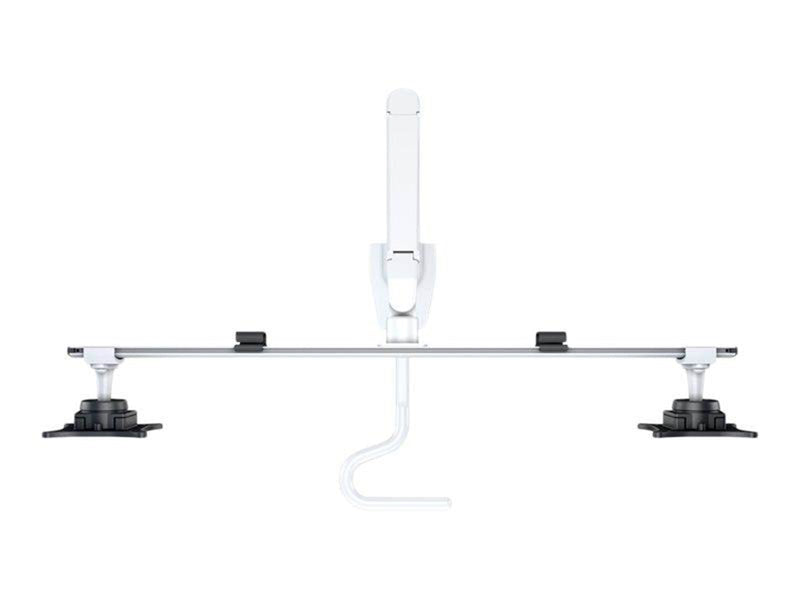 Multibrackets M VESA Gas Lift Arm w. Duo Crossbar 2 Silver