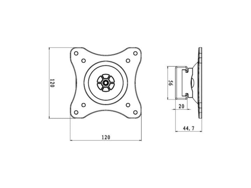 Multibrackets M VESA Wandmontage 360