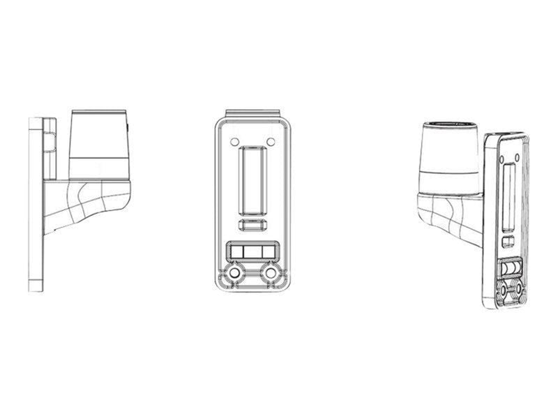 Multibrackets M Wall Adapter Basic White - Max - recommended for
