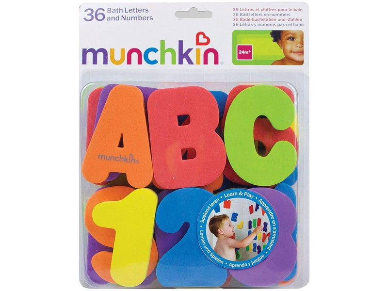 Munchkin toy Bath letters and numbers 011108