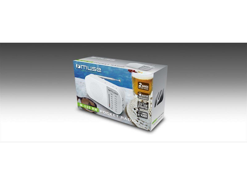 Muse M-025 RW - FM/MW - Weiß