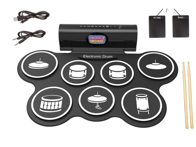 Music Foldable Drum Set Deluxe