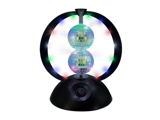 Music Rotating double mirror ball
