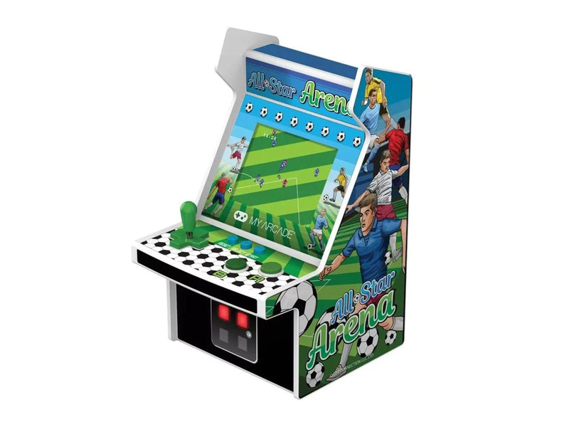 My Arcade MICRO PLAYER 6.75" ALL-STAR ARENA COLLECTIBLE RETRO (307 GAMES IN 1) WHITE