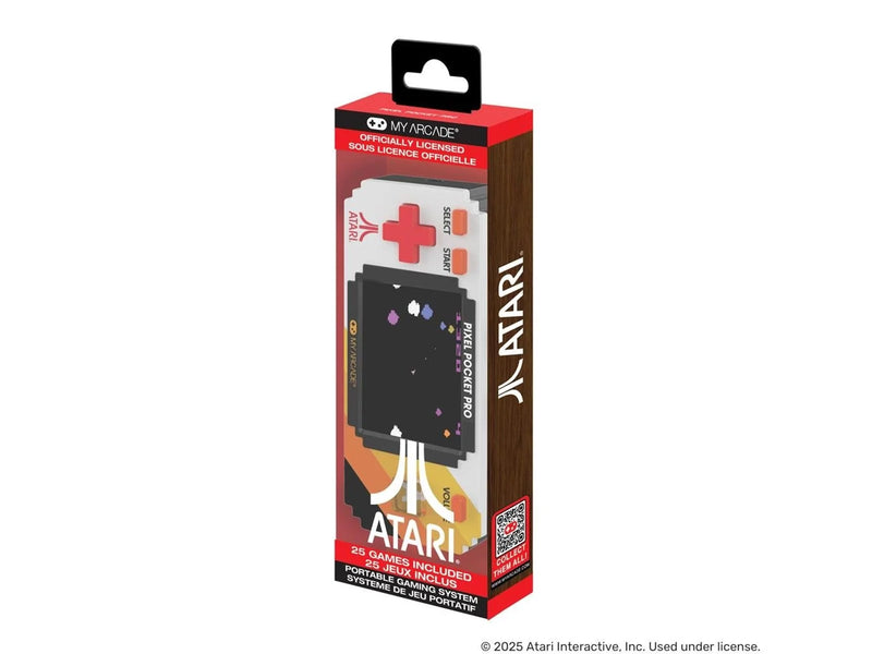 My Arcade PIXEL POCKET PRO ATARI GAMING SYSTEM (25