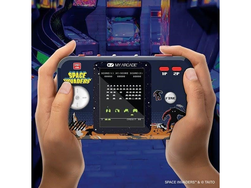 My Arcade - Space Invaders Portable Gaming System + Travel Case